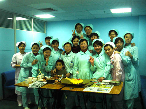 和諧快樂的護(hù)理團(tuán)隊